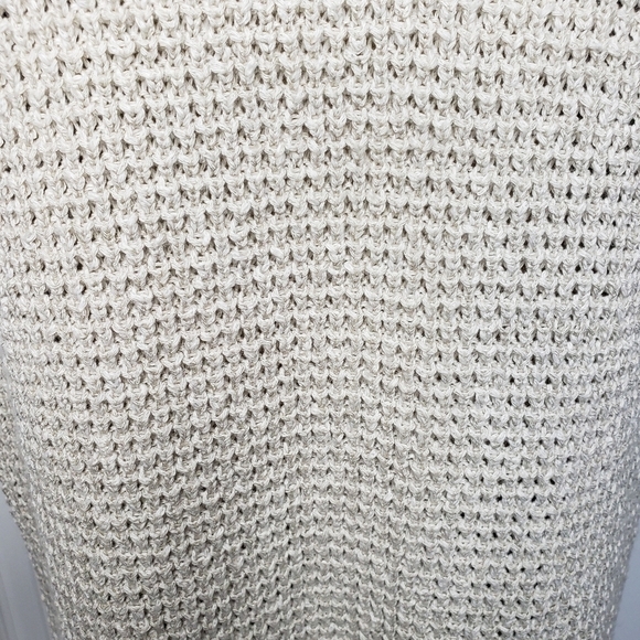 Free People Beach Sweater Dress M Swim Cover-up Lounge Boho Minimalist V-neck - Picture 6 of 10